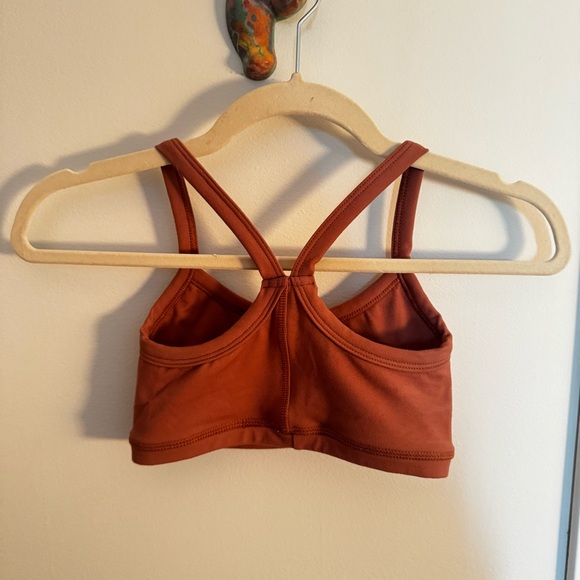 MORGAN STEWART SPORT mauve / rust sports bra - Picture 5 of 5